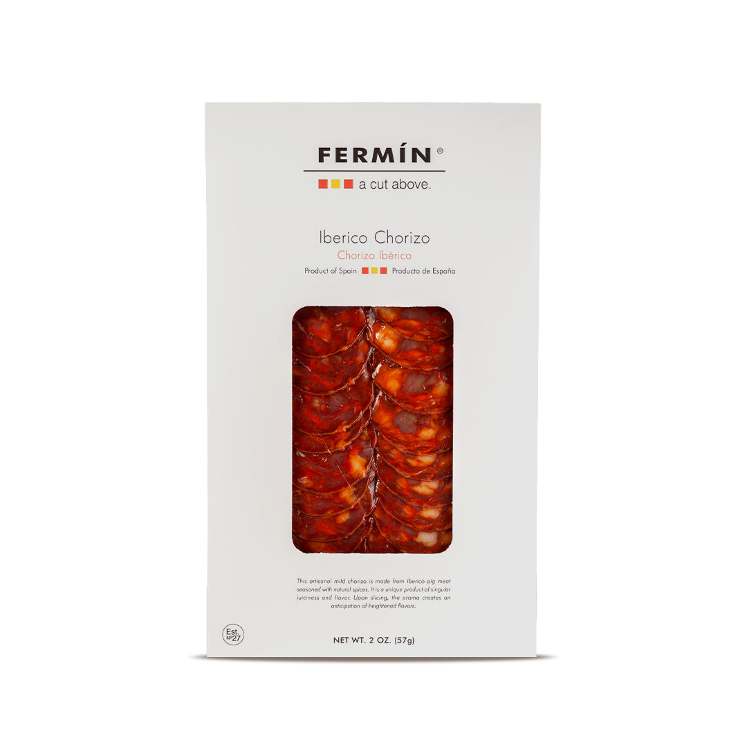 Chorizo de Cebo 50% Ibérico Loncheado | 50% Ibérico Sliced Chorizo Grain-fed